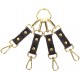 Attaches en croix Hogtie Vogue Noires 
