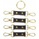 Attaches en croix Hogtie Vogue Noires 