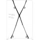 Croix de bondage pour porte Blackcross Noire 