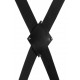 Croix de bondage pour porte Blackcross Noire 