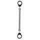 Barre avec Menottes Spreader Cuffs 35cm 