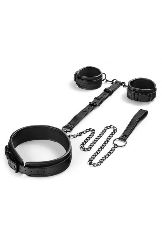Attaches Poignets-Cou Neckist Noires 