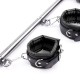 Kit Barre de maintien Collier et Menottes Simply Dom Noir 