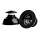 Suce tétonsPlungers en silicone noir 