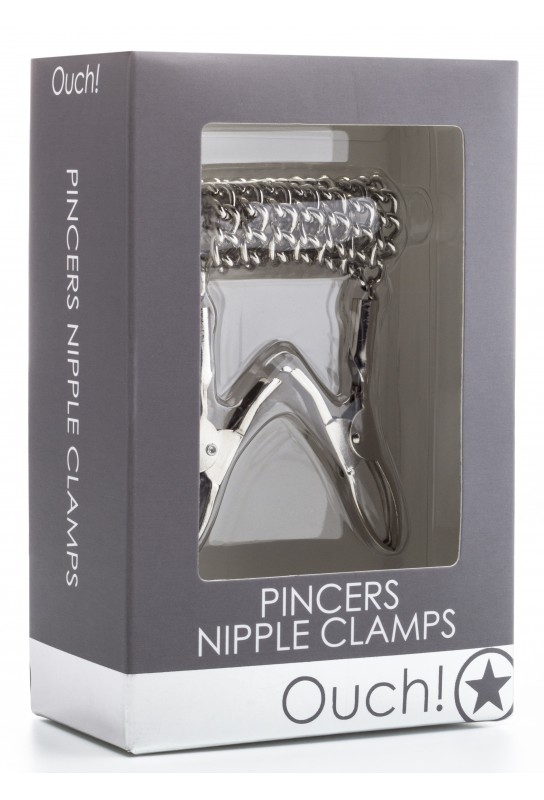 Pinces pour tétons Pincers Chaîne 35cm Métal 