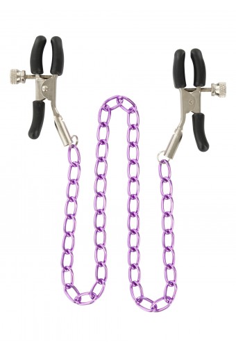 Pinces pour tétons Nipple Chain Purple 