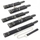 Kit Menottes et Collier Double Pin Noir 