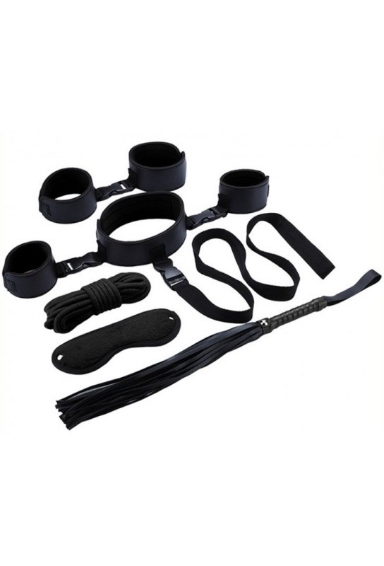 Kit Bondage Néoprène 6 pièces 
