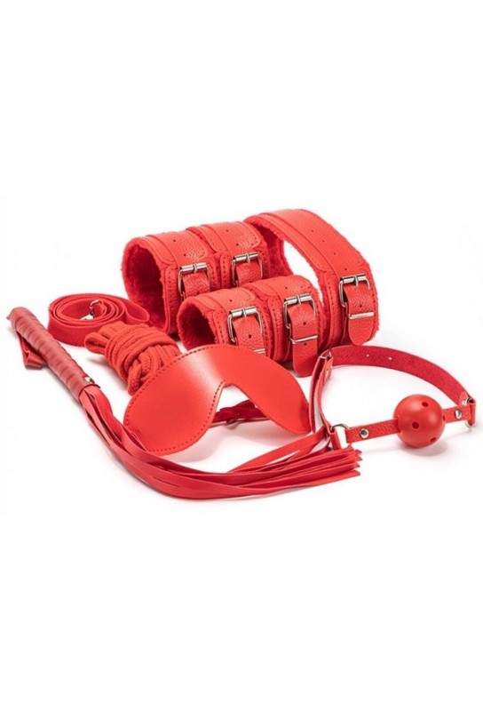 Coffret BDSM 7 Pièces Wicked Rouge 