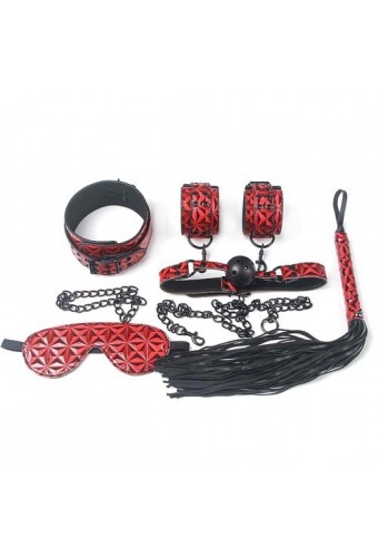 Kit SM Diamond Lines Red - 5 pièces 