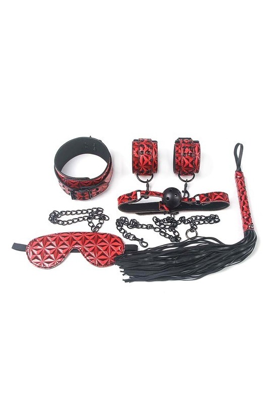 Kit SM Diamond Lines Red - 5 pièces 