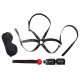 Kit d'Initiation BDSM OBEDIENCE 4 Pièces Noir 