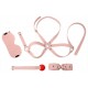 Kit d'Initiation BDSM Obedience 4 Pièces Rose 