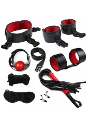 Kit Eye-Splice Noir-Rouge 8 pièces
