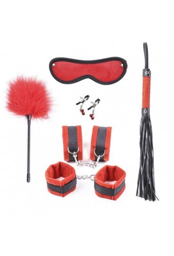 Kit Bondage 5 Pièces Rouge 