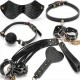Kit BDSM 7 Pièces Caïman Noir 