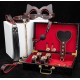 Coffret SM Bondage 8 Pièces Noir-Rouge 