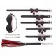 Kit Sexy Bow 5 Pièces Noir-Rouge 