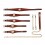 kit Hortt 3 pièces Marron