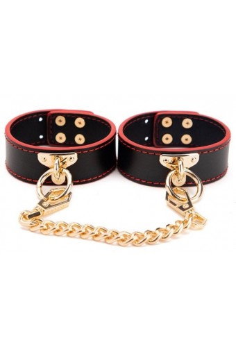 Menottes simili Maestro Noir et Rouge 