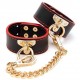 Menottes simili Maestro Noir et Rouge 
