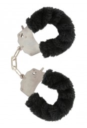 Menottes avec Fourrure Noire