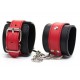 Menottes de poignets Cuffy Noir-Rouge 