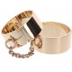 Menottes en métal Slave Wrist Taboom Dorées 