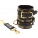 Menottes de poignets Studded Vogue Noires 