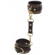 Menottes de poignets Studded Vogue Noires 