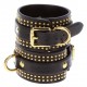 Menottes de poignets Studded Vogue Noires 