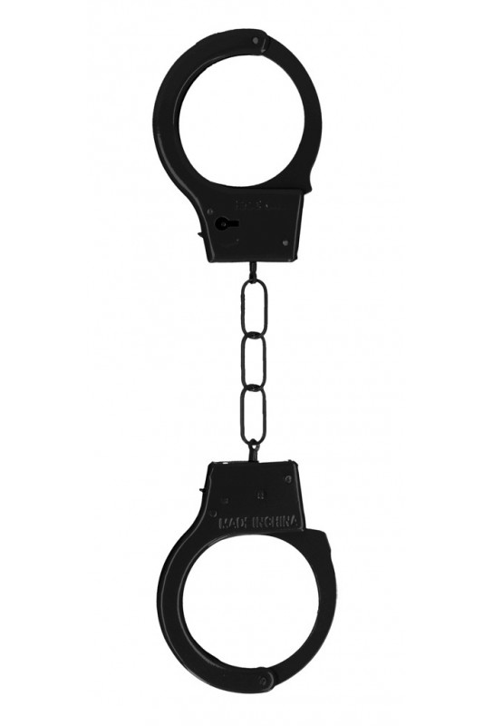 Paire de menottes en métal Cuffs On Noires 