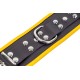 Menottes en cuir pour Chevilles Noir-Jaune 