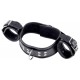 Menottes de retenue Cou / Mains en cuir 