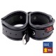 Double menotte de maintien en cuir 