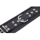 Menottes en cuir pour chevilles Noir 