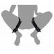 Entraves en cuir Cuisses/Chevilles 