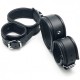 Menottes de retenue Chevilles / Mains en cuir 