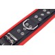 Menottes en cuir pour poignets Noir-Rouge 