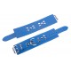 Menottes en cuir Ultra Bleues 