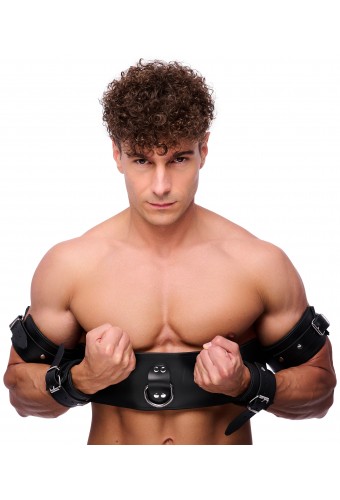 Entraves en cuir Bras/poignets et Poitrine 