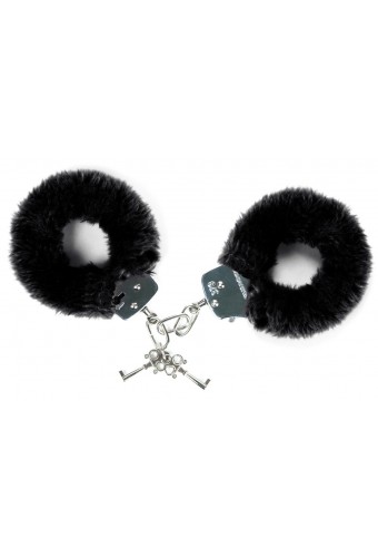 Menottes Fourrure noires ATTACH ME 