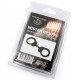Menottes en métal Double Lock Noires 