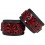 Menottes de poignets Luxury Rouge
