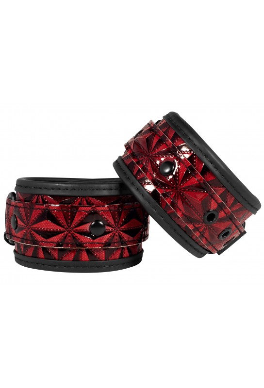 Menottes de poignets Luxury Rouge 