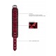 Menottes de poignets Luxury Rouge 