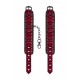 Menottes de poignets Luxury Rouge 