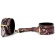 Menottes de poignets Snakine Noir-Rose 