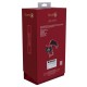 Menottes de Chevilles Milan Noir et Rouge 