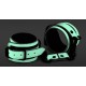 Menottes de poignets fluorescentes Glo 